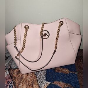 Michael Kors Jet Set Tote Purse Pink